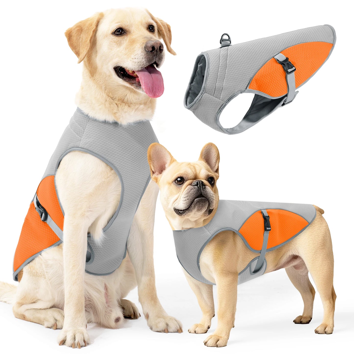 Dog Cooling Vest -  Harness Jacket with Water Bottle for Summer