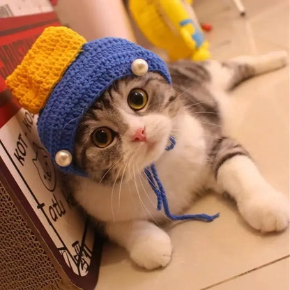 Cute Cat Hat -  Funny Cosplay Pet Party Accessory