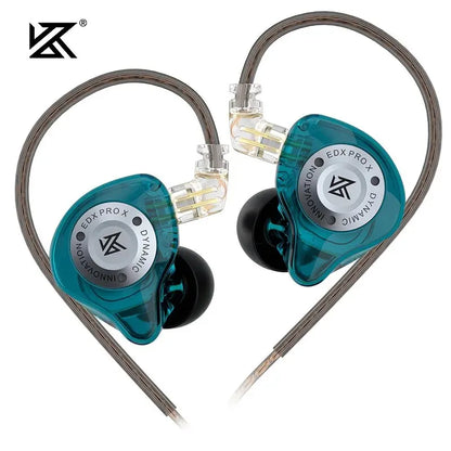 HiFi Wired Earphones – KZ EDX Pro X Stereo Bass Earbuds with Mic