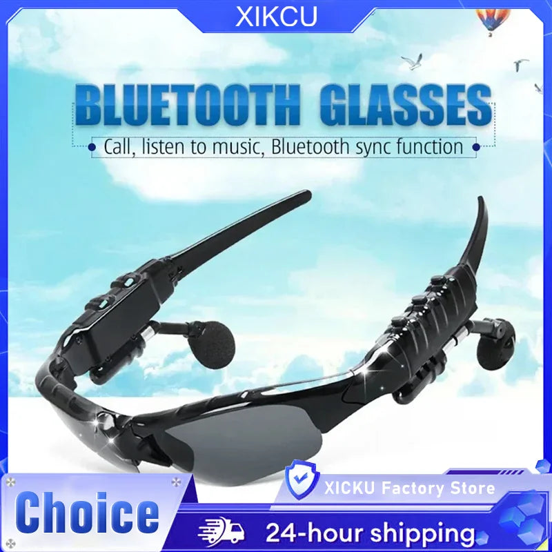 AudioWear™ Bluetooth Sunglasses – Wireless Stereo Glasses with Mic for Sports & Driving