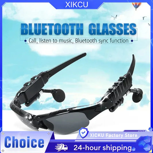 AudioWear™ Bluetooth Sunglasses – Wireless Stereo Glasses with Mic for Sports & Driving