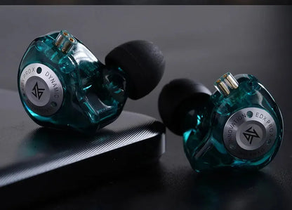 HiFi Wired Earphones – KZ EDX Pro X Stereo Bass Earbuds with Mic