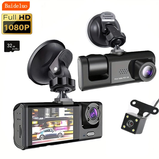 Vehicle Dash Cam with IR Night Vision – 1080P Loop Recording Car DVR Recorder
