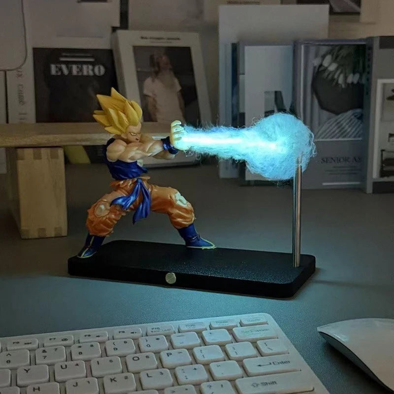 Dragon Ball™ Goku Kamehameha LED Night Light – Touch & Magnetic Desk Lamp