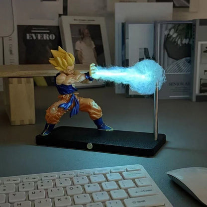 Dragon Ball™ Goku Kamehameha LED Night Light – Touch & Magnetic Desk Lamp