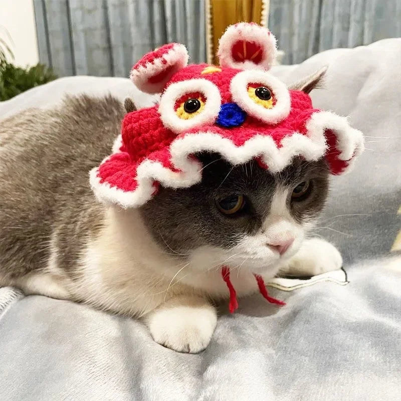 Cute Cat Hat -  Funny Cosplay Pet Party Accessory