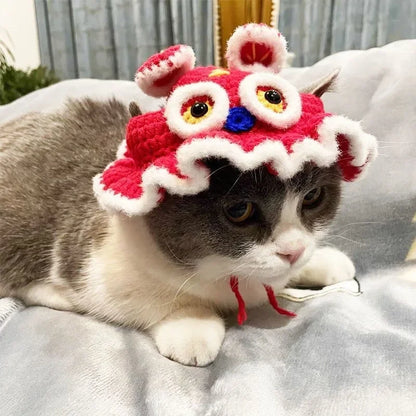 Cute Cat Hat -  Funny Cosplay Pet Party Accessory