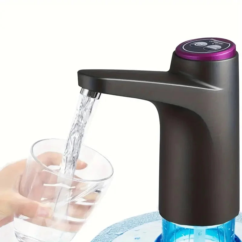 Portable 5 Gallon Water Dispenser Pump - USB Rechargeable Electric Water Pump for Home, Office & Outdoor