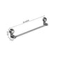 Adjustable Suction Cup Towel Rack - No Drill Bathroom Holder