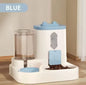 Cat Food and Water Dispenser - 2-in-1 Automatic Gravity Feeder
