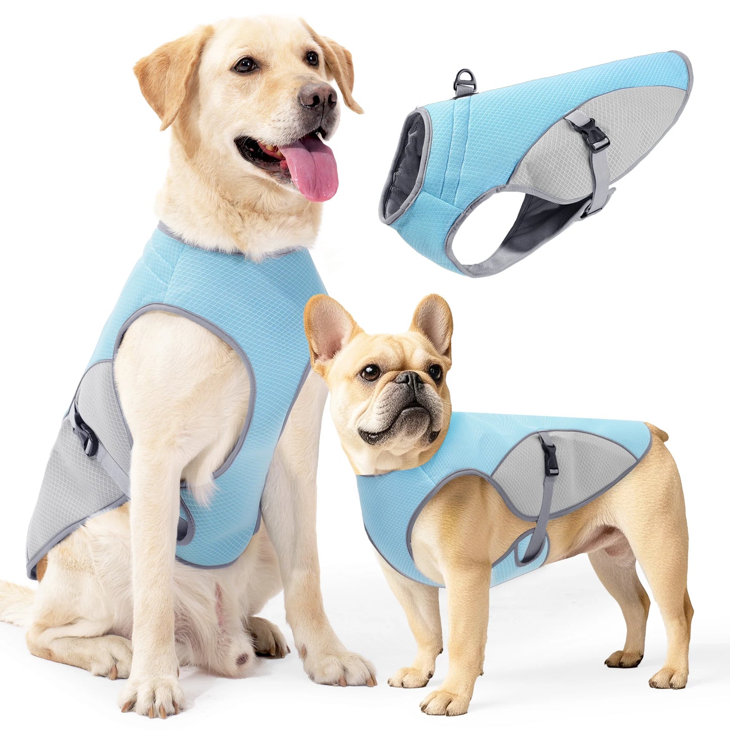 Dog Cooling Vest -  Harness Jacket with Water Bottle for Summer