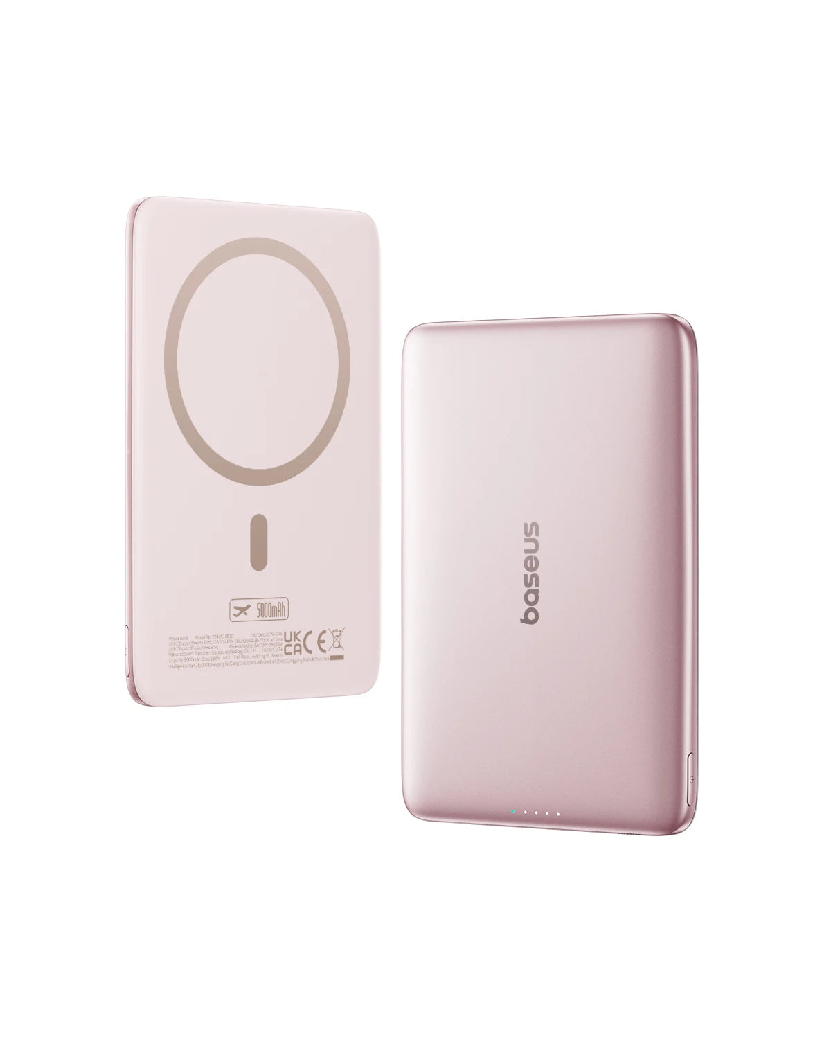 Baseus PicoGo Ultra‑Slim 5000mAh Magnetic Power Bank – Wireless & Wired Fast Charger (15W/20W)