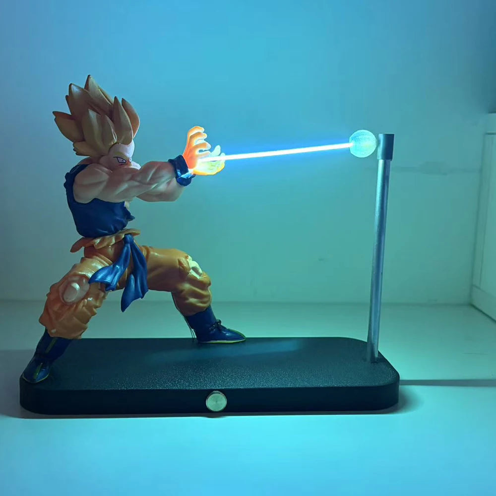 Dragon Ball™ Goku Kamehameha LED Night Light – Touch & Magnetic Desk Lamp