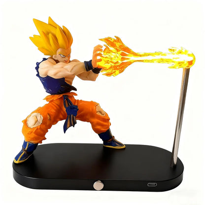 Dragon Ball™ Goku Kamehameha LED Night Light – Touch & Magnetic Desk Lamp
